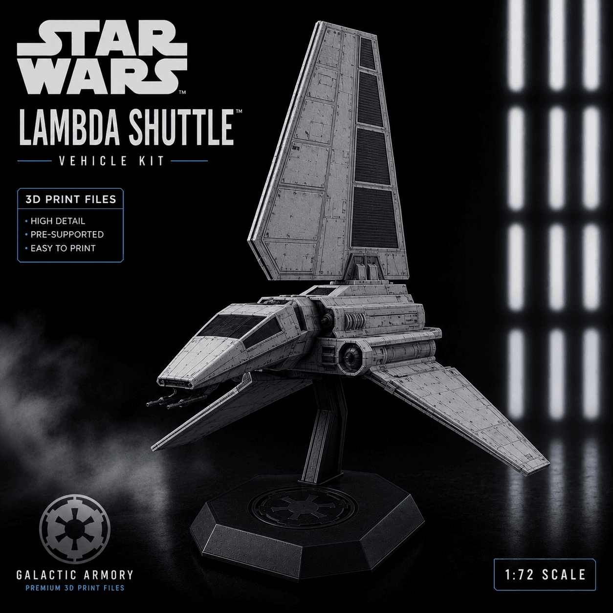 Lambda-class Shuttle — Kit Card
